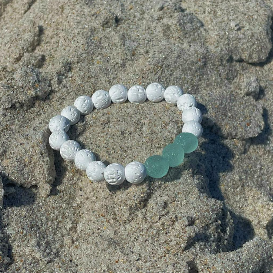 Lava Rock Beach Bracelet Single Jpg