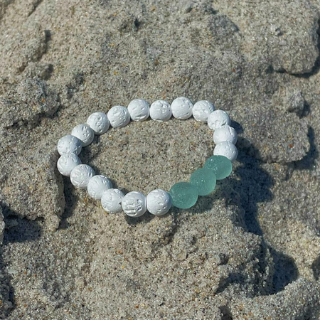 Lava Rock Beach Bracelet Single Jpg